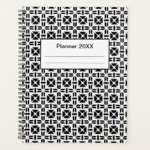 Elegant zwart-wit geometrisch patroon