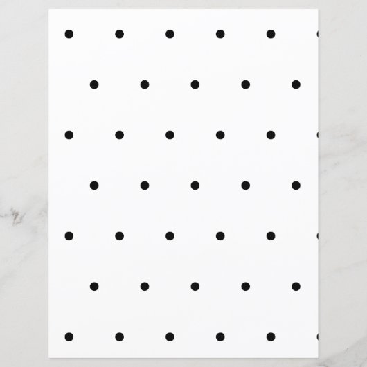 Elegant zwart-wit, gepersonaliseerd papier (Achterkant)