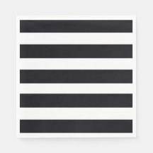 Elegant zwart-wit gestreept grafisch papier