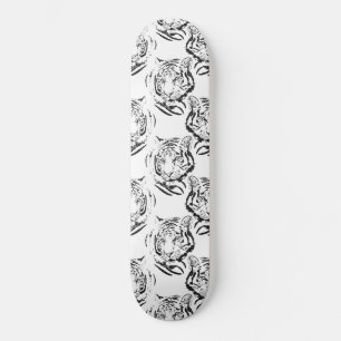 Elegant zwart-wit, groot design persoonlijk skateboard