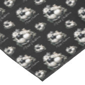 Elegant zwart-wit ivoor Kerstversiering Tafelkleed (Gekanteld)