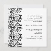 Elegant zwart-wit kaart (Voorkant)