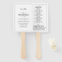 Elegant zwart-wit kalligrafie monogram programma