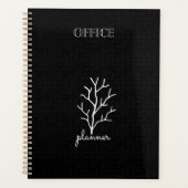 Elegant zwart wit kantoor planner (Voorkant)