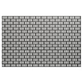 Elegant zwart-wit Keltisch knooppatroon Stof (Yard (91,4 cm))