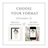 Elegant zwart-wit kerstfeest kaart