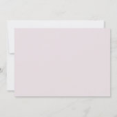 Elegant Zwart Wit Magnolia Tijd voor Theebruids Kaart (Achterkant)