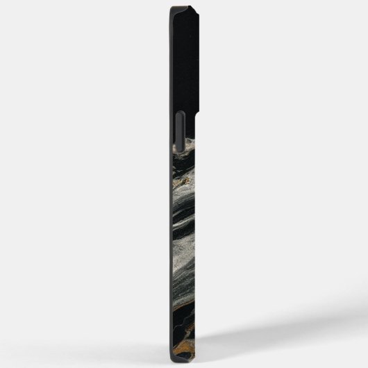 Elegant zwart wit marmer Case-Mate iPhone case (Achterkant / Rechts)