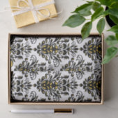 Elegant zwart-wit met aanraking van gouddemper tissuepapier (Geschenk)