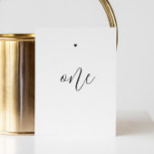 Elegant zwart-wit minimalistisch script bruiloft kaart