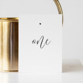 Elegant zwart-wit minimalistisch script bruiloft kaart