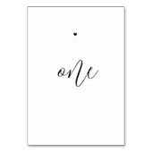 Elegant zwart-wit minimalistisch script bruiloft kaart (Voorkant)