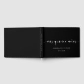 Elegant zwart-wit Mis quince años verjaardag Gastenboek (Volledig)