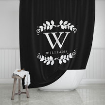 Elegant zwart-wit monogram