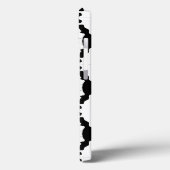 Elegant zwart-wit monogram patroon Case-Mate iPhone case (Achterkant / Links)