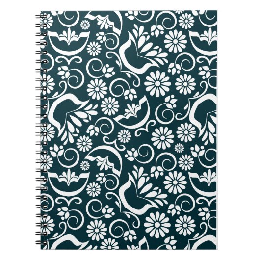 Elegant zwart-wit Notitieboek (Voorkant)