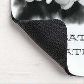 Elegant zwart wit orchidee waterverf schilderij muismat (Hoek)