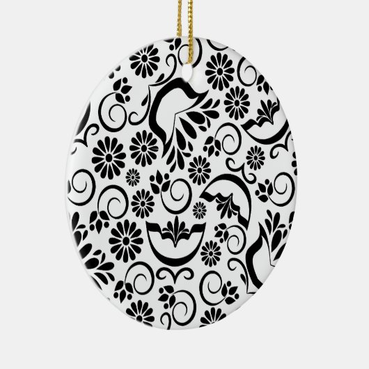 Elegant zwart-wit Ornament (Rechts)