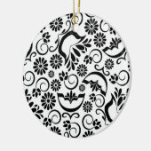 Elegant zwart-wit Ornament (Links)