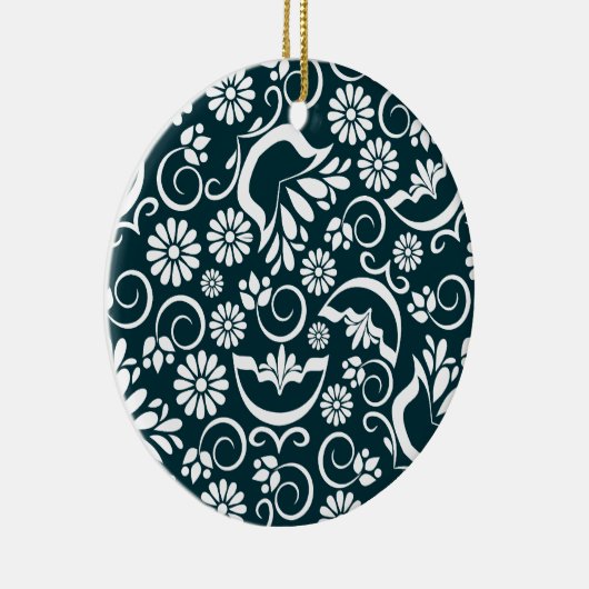 Elegant zwart-wit Ornament (Rechts)