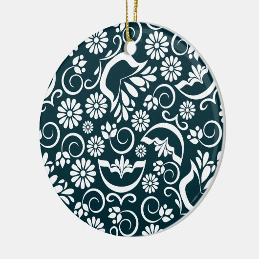 Elegant zwart-wit Ornament (Links)