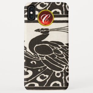 ELEGANT ZWART WIT PAUW ROOD ROBIJN EDELMOON INITIA iPhone XS MAX HOESJE