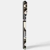 ELEGANT ZWART WIT PAUW ROOD ROBIJN EDELSTEEN MONOG Case-Mate iPhone CASE (Achterkant / Rechts)