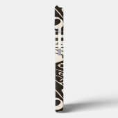 ELEGANT ZWART WIT PAUWOOG ROOD ROBIJN EDELMETAAL M Case-Mate iPhone CASE (Achterkant / Links)