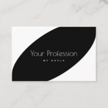 Elegant zwart-wit stijlvol, professioneel modern