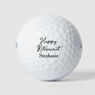 Elegant zwart-wit verjaardagsfeestje voor gepensio golfballen