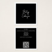 Elegant zwart-wit Visitekaartje (Voorkant /achterkant)