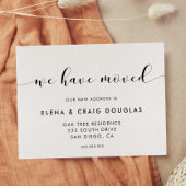 Elegant zwart-wit We hebben de aankondiging verpla