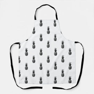 Elegant zwart-wit Zomer Ananas Patroon Schort