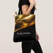 Elegant zwart-witgoud tote bag (Dichtbij)