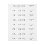 Elegant zwart-witte bruiloft (Vel)