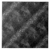 Elegant zwart-witzwart tegeltje (Voorkant)