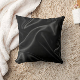 Elegant zwart zijden design Sierkussen