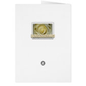 Elegant zwarte en witte taart (Achterkant)