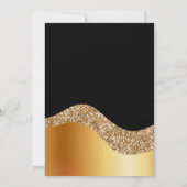 ELEGANT ZWARTE GOUD CLASSIEVE WAAR KAART (Achterkant)