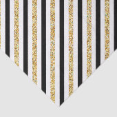 Elegant zwarte gouden streep, wijndoos tissuepapier (Detail)