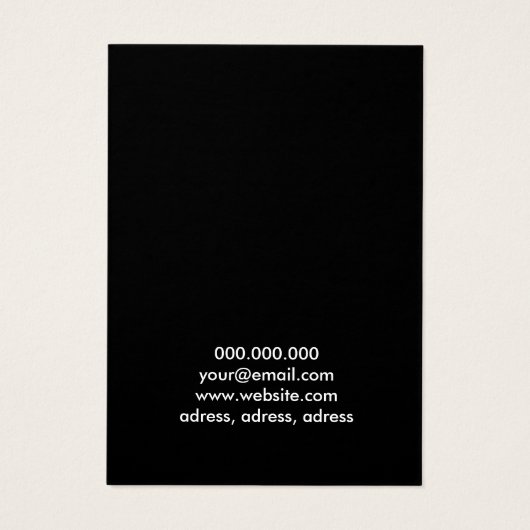 Elegant zwarte goudstrips met oorkonde visitekaartje (Achterkant)