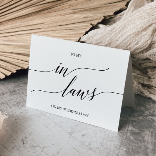 Elegant zwarte kalligrafie naar mijn wetten kaart