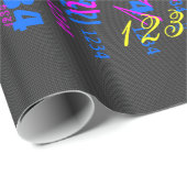 Elegant zwarte koolstofvezel - afdrukachtergrond cadeaupapier (Rol Hoek)