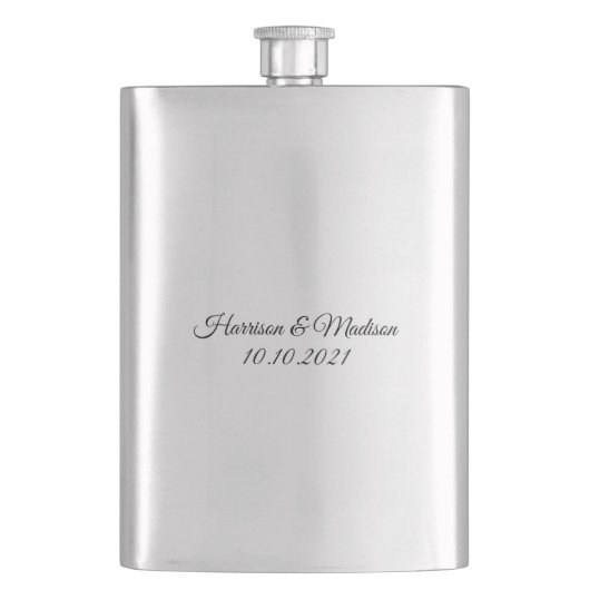 Elegant zwarte namen van het douanemanuscript & da flacon (Voorkant)