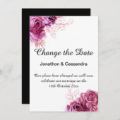 ELEGANT ZWARTE PINK FLORAL GRORDER VERANDERT DE DA (Voorkant / Achterkant)