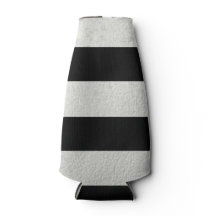 Elegant zwarte strepes zilverfolie bedrukt