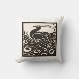 ELEGANT ZWARTE WITTE PEACOCK KUSSEN