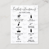 Elegant zweeft na de witte verticale gordel visitekaartje (Voorkant)