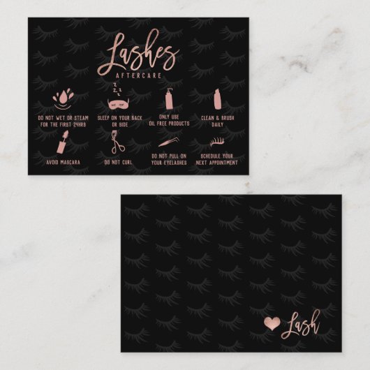 Elegant zweetjes nazorg roos goudillustratie visitekaartje (Voorkant / Achterkant)