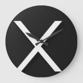 Elegante 10,75" ronde acryl wandklok (Voorkant)